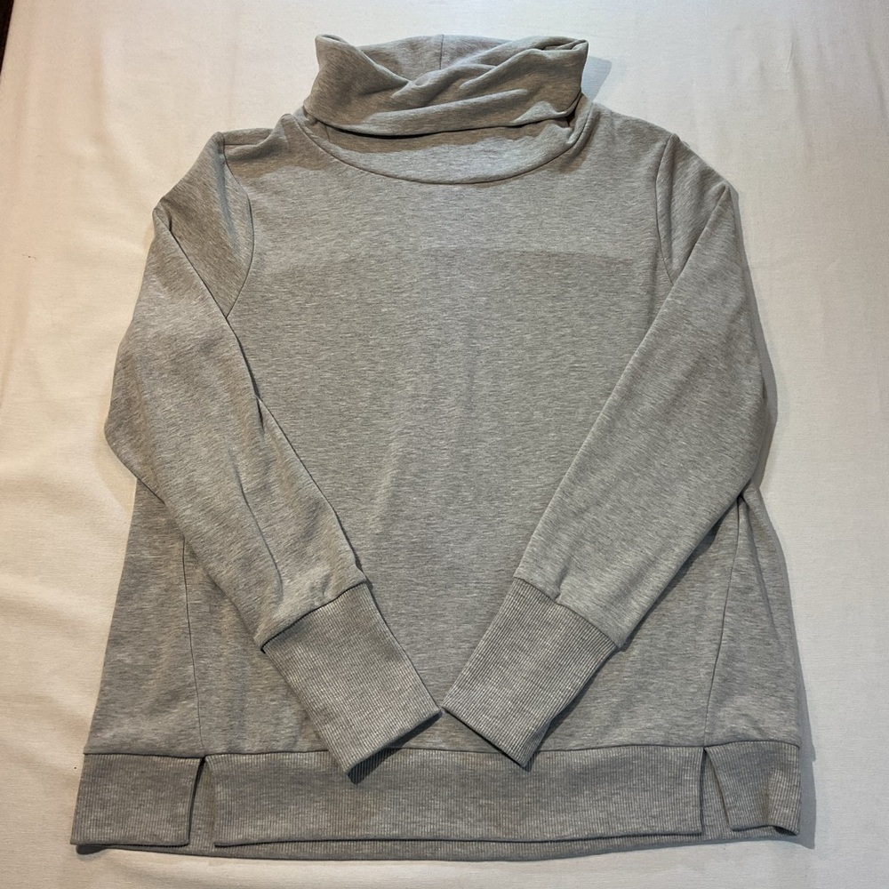 AnyBody Oversized Hoodie w/Oversized Turtle Neck, Size M Funnel Neck Sweatshirt‎